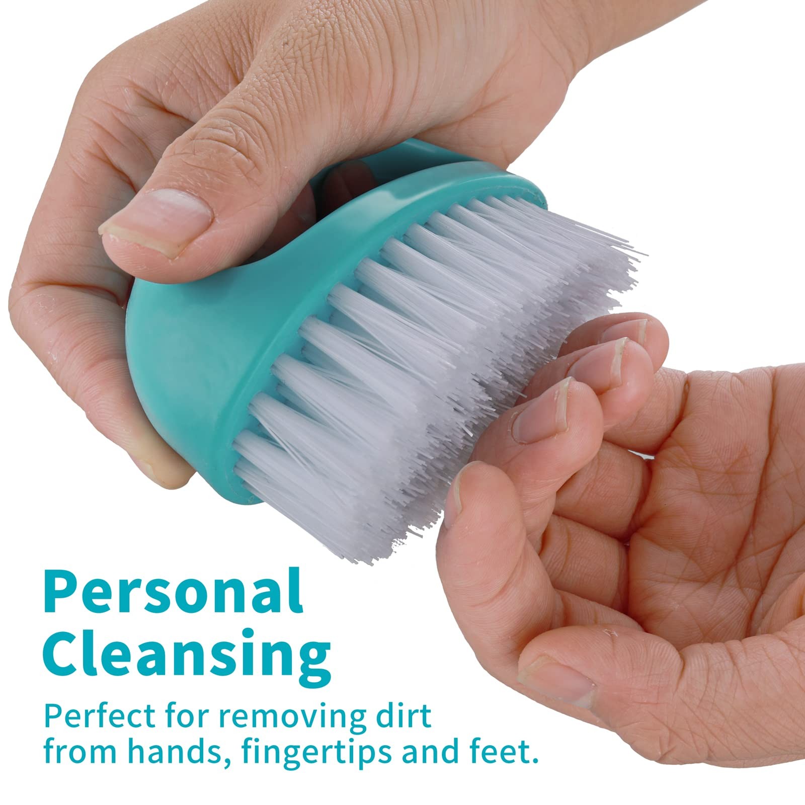 2 Pack Hand Nail Brush Cleaning Fingernails Durable Stiff Bristles Nail Scrub