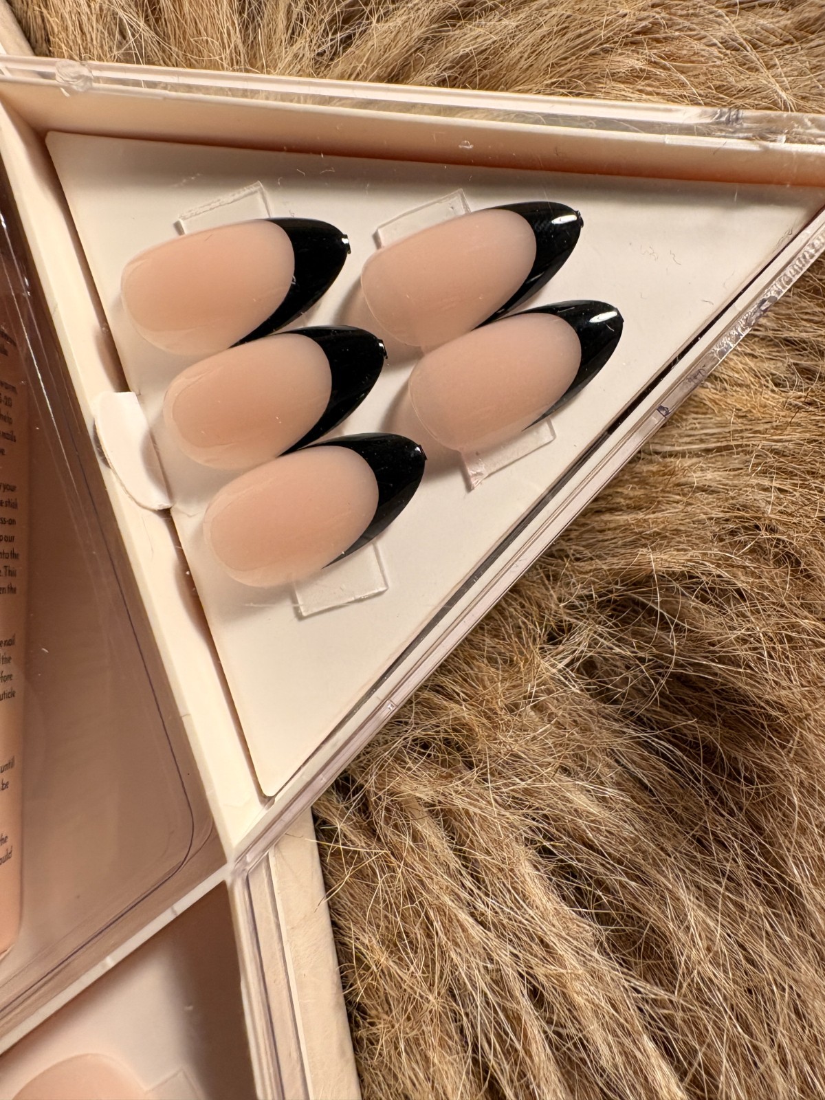 NEW Nail Reformation Press On Nails Star Box French Almond Bare Essentials