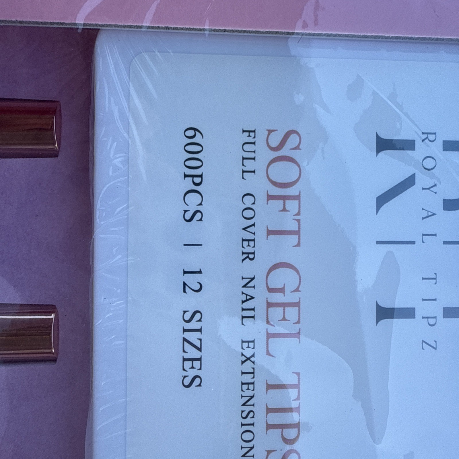 Royal Tipz Soft Gel Full Cover Nail Extensions 600 Pieces