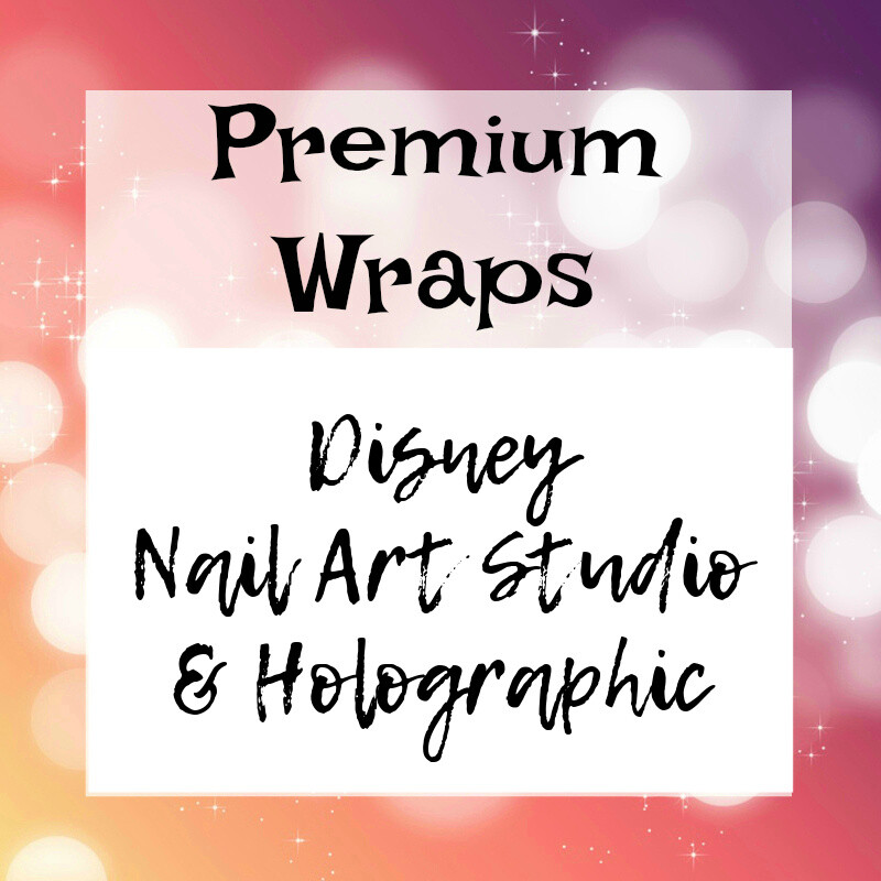 JAMBERRY Nail Wraps FULL SHEET Premium Disney Marvel Nail Art Studio Holographic