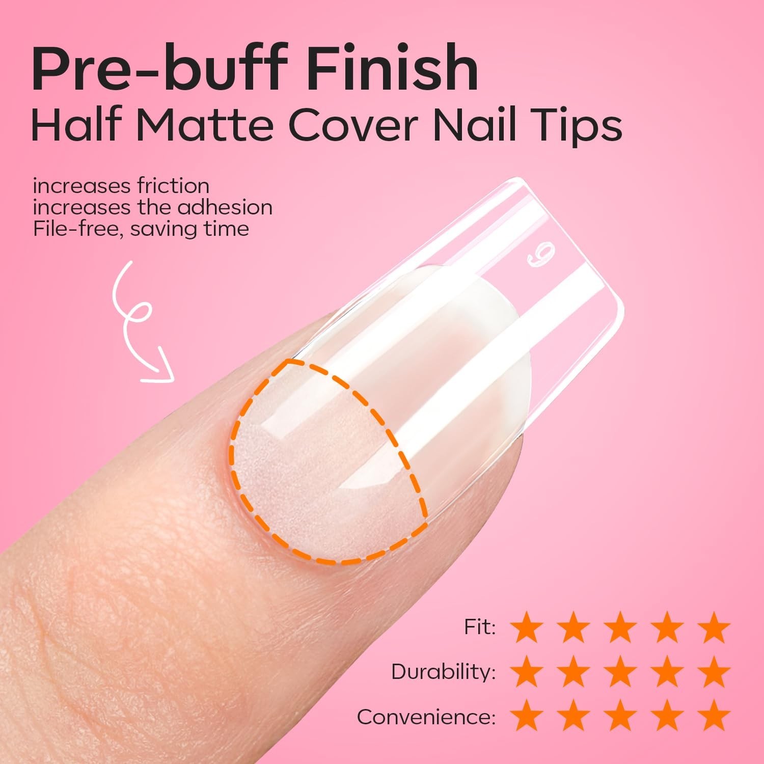 Gel X Nail Kit, Gel x Nail Tips Medium Square, 9-in-One Nail Glue & Portable U V