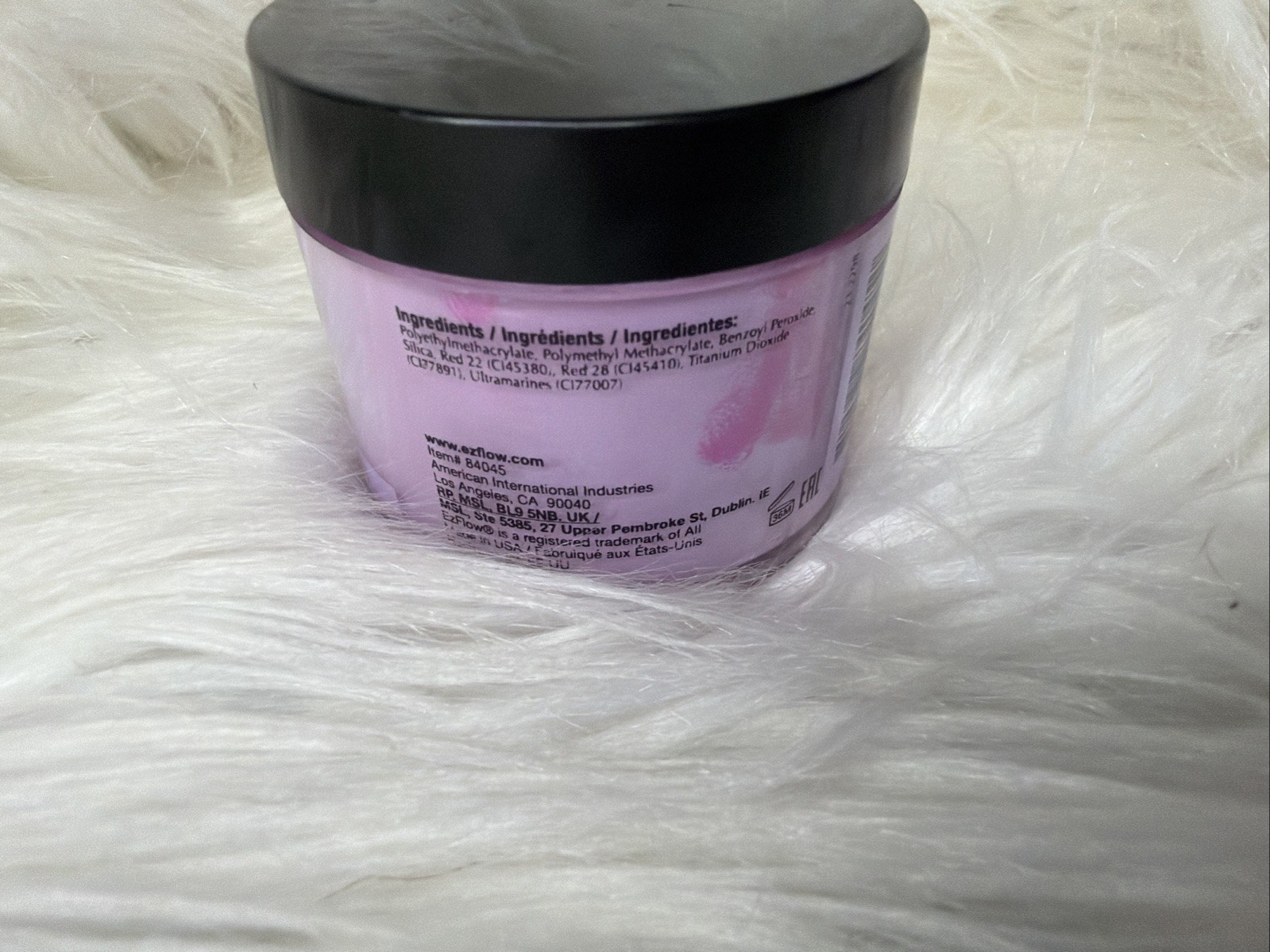 EzFlow TruDIP Colored Acrylic Dip Powder 2oz/56g Manic Magenta