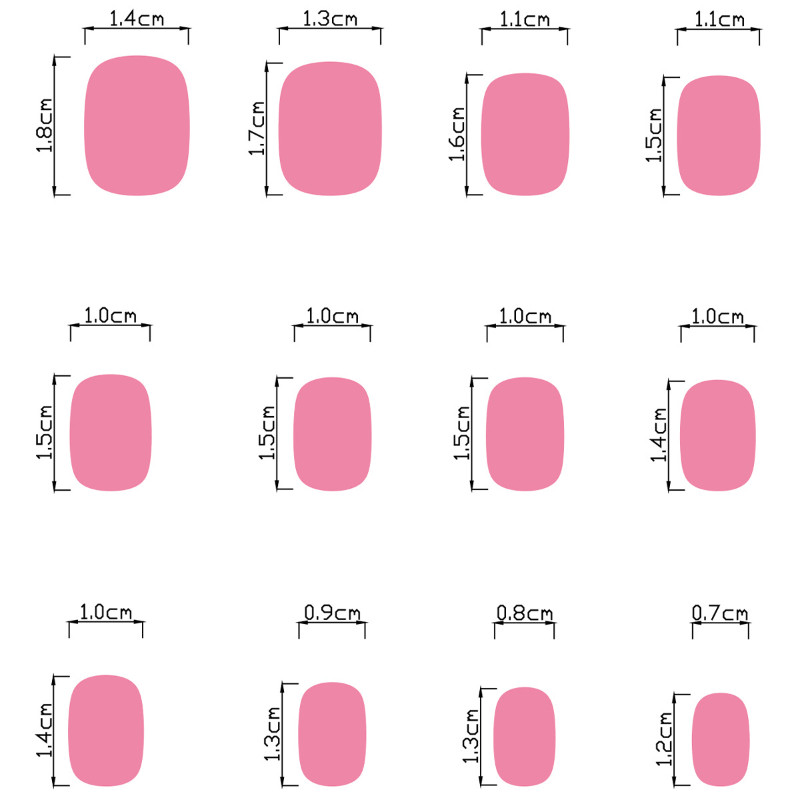 48 Pcs Cute Chick Daisy Press on Nails, Short Square French Lovely Fake Nails