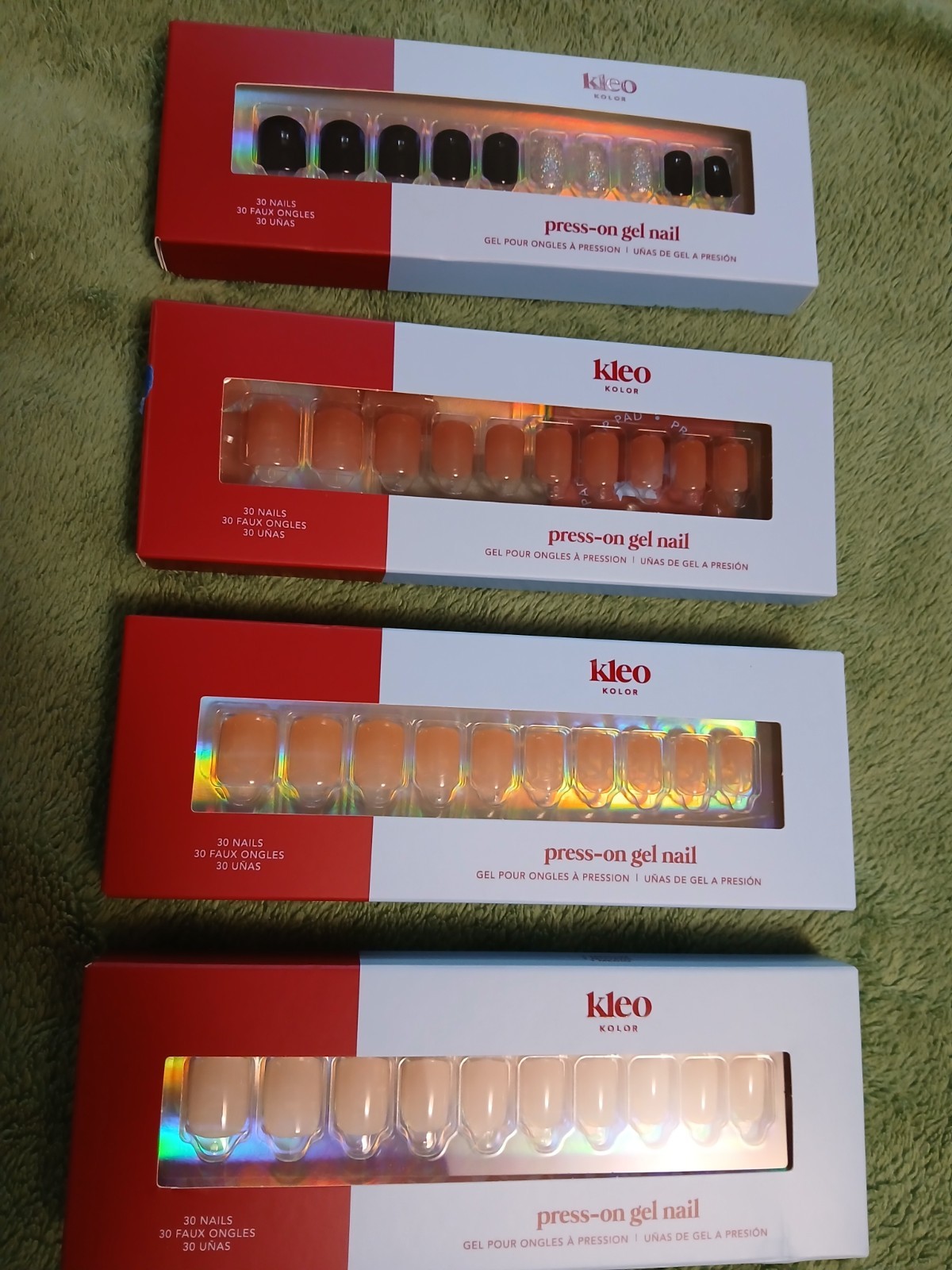 Kleo Kolor 4 Packs Press On Nails