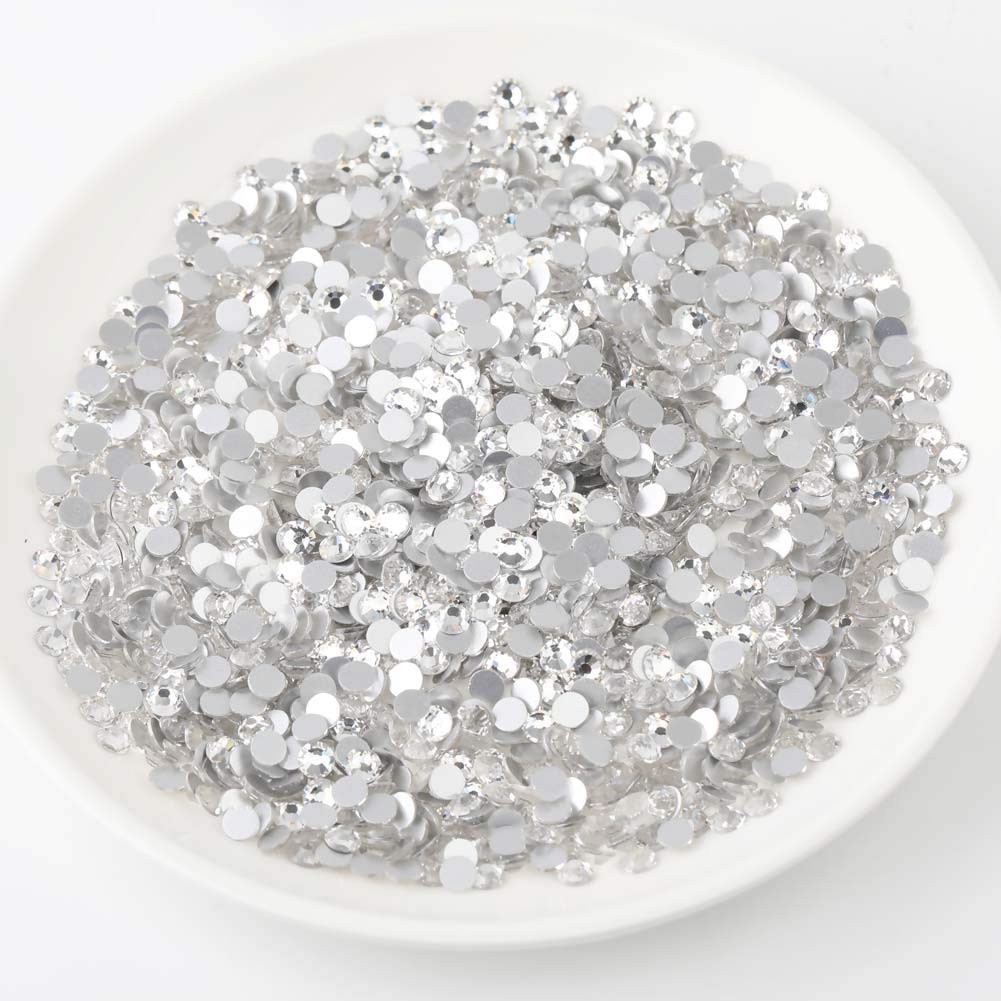 1440 PCS Crystal Rhinestones SS6 Flatback Gems for Nail Art & Craft Projects