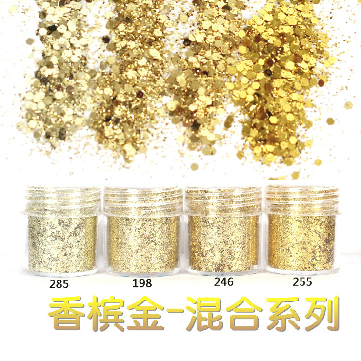 Nail Glitter Powder Dust For Decoration Body Art Craft Mix set 3D Sequins