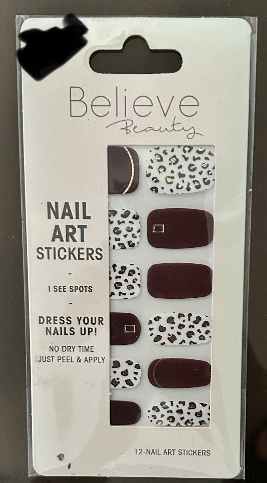 New-Never Used/NailArt Stickers/Easy To Apply/Easy To Remove/No UV Required/3D