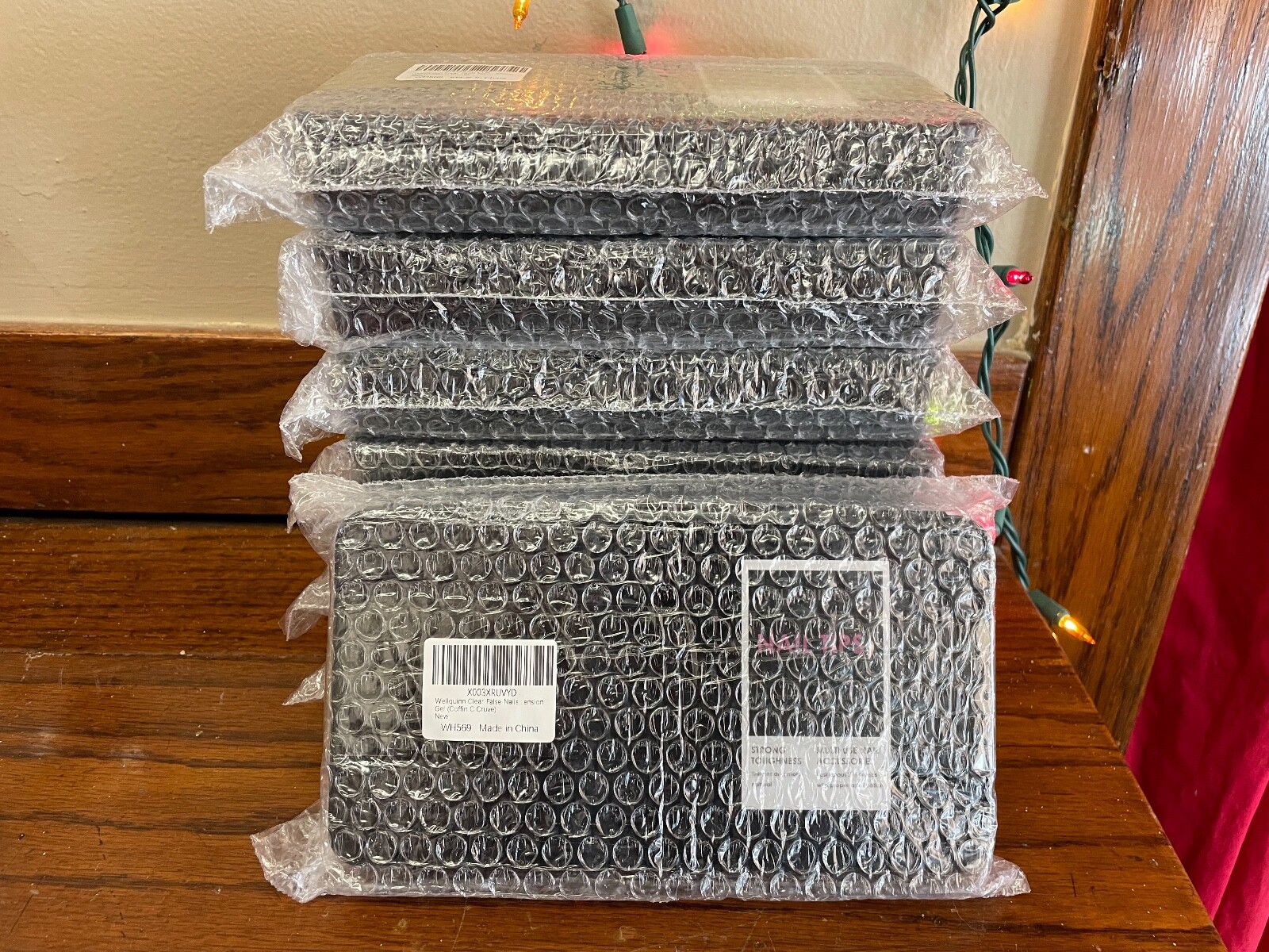 7 Boxes of Wellquinn Clear Coffin C Curve False Nails (X003XRUVYD)