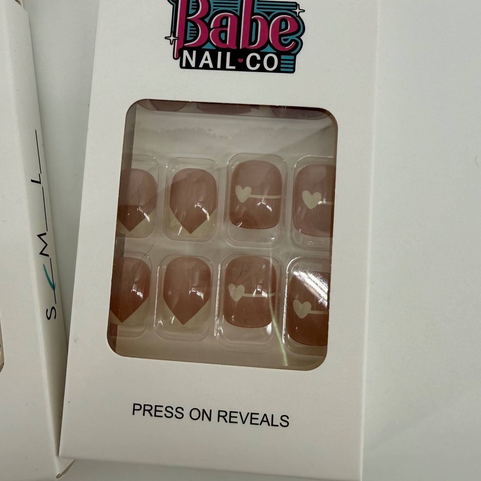 Babe Nail Co 4 pack Press On Valentines Nails Multiple Designs Hearts, bows