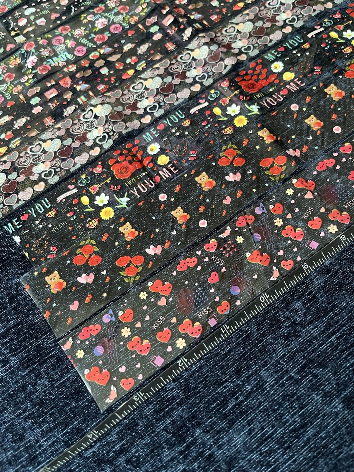 Foil Transfer Nail Art 45 Sheets 20/13 Inches Foil Nail Wraps