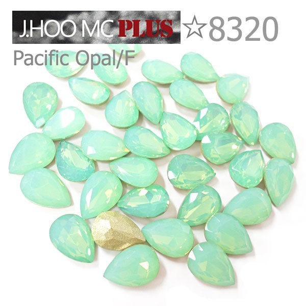 J.HOO Crystal 8320 Pear Flat Back Fancy Rhinestones 14×10mm Nail Art (6pcs)