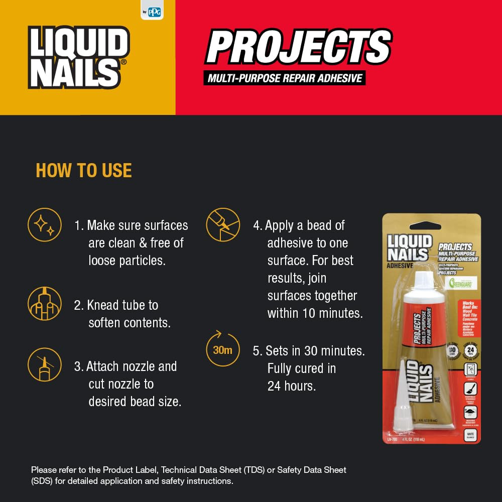 LN-700 4-Ounce Small Projects and Repairs Adhesive