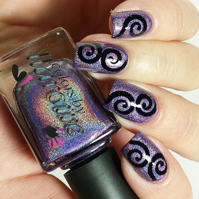 Swirl Tape for Nail Art, Spiral Stickers for Nails, Nail Vinyls