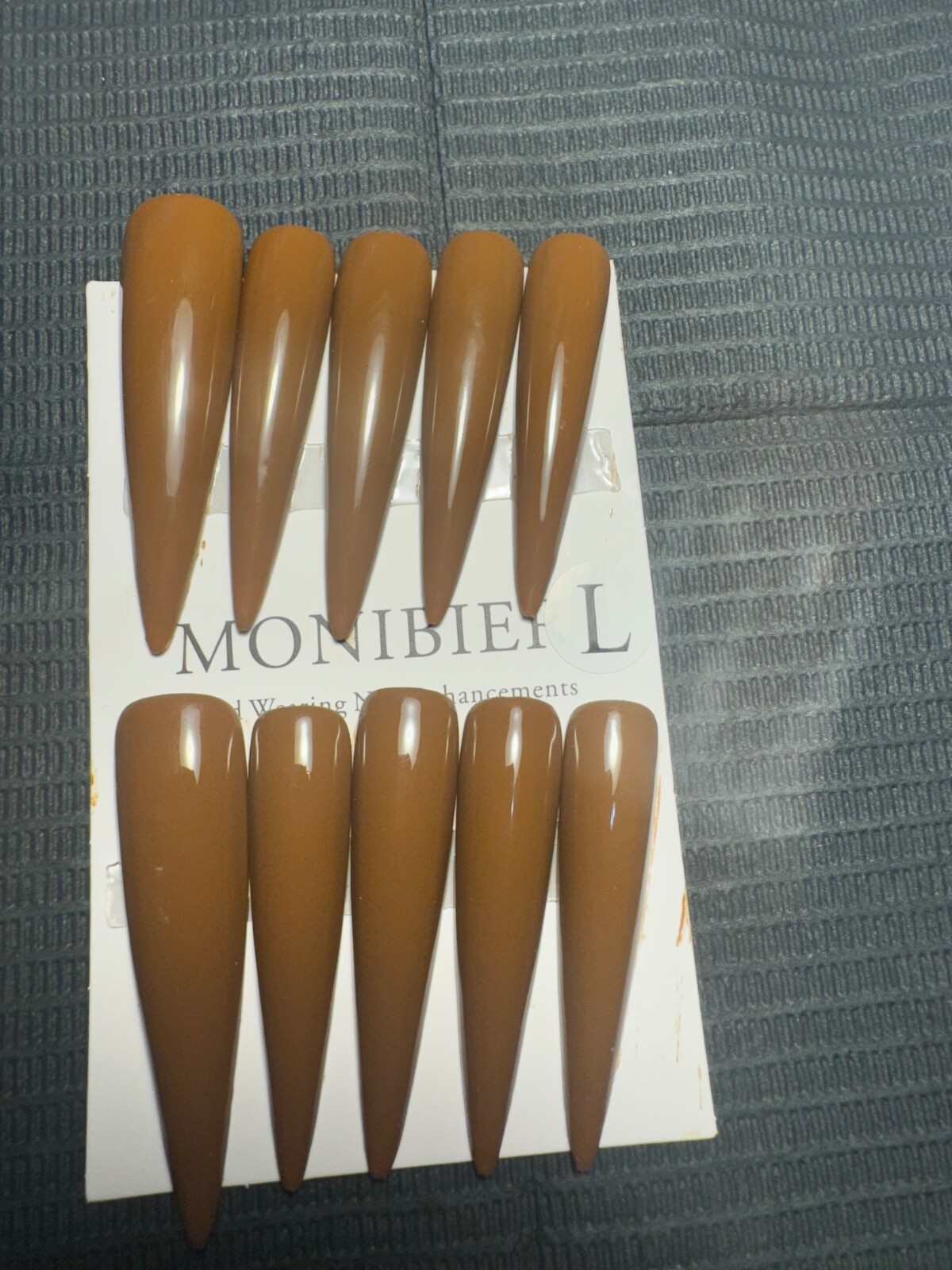 Press on nails chocolate extra long size large