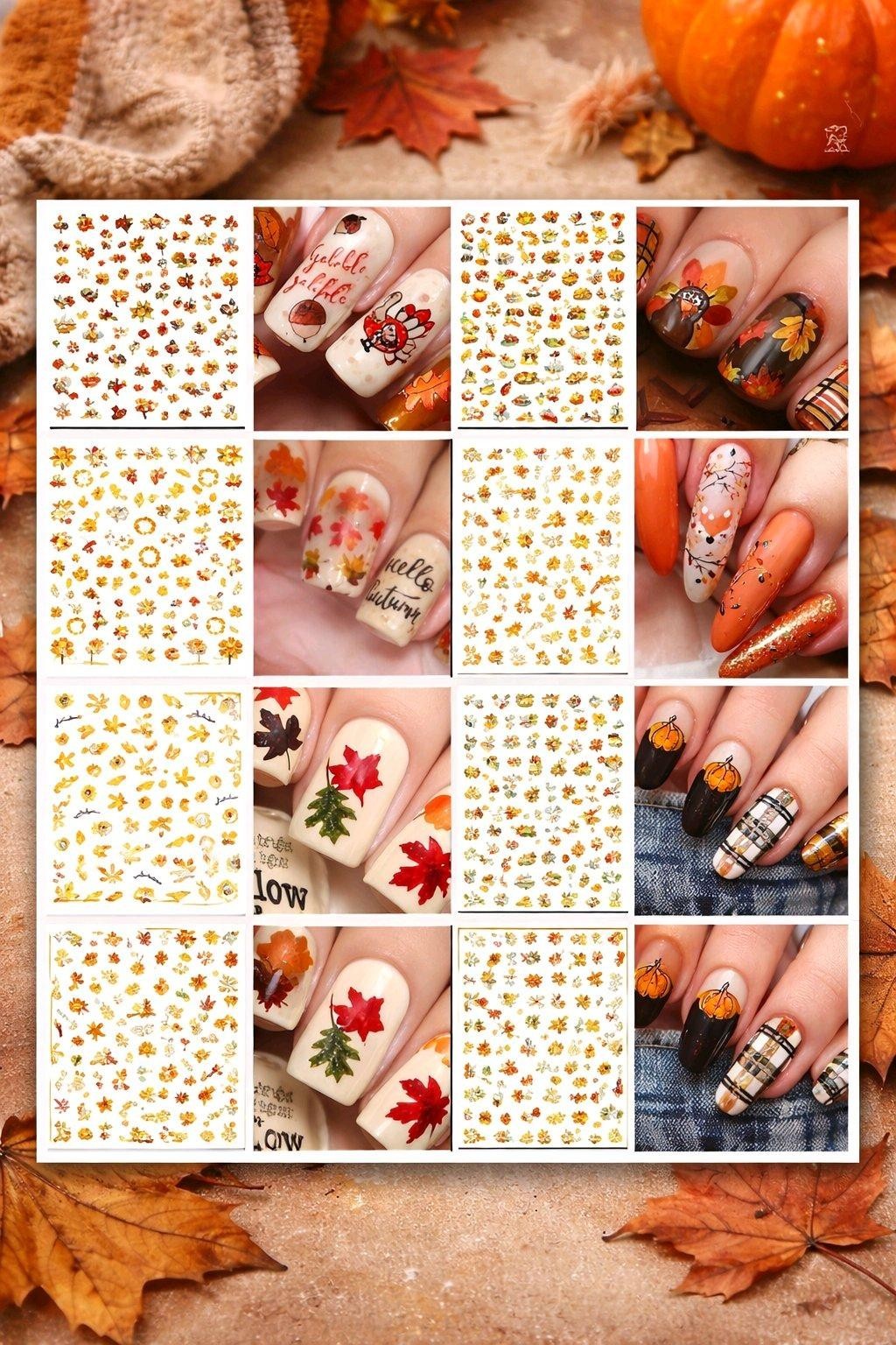 SEASONAL HOLLIDAY NAIL ART 1 SHEET WITH FREE GIFT INSIDE FREE SHIPPING