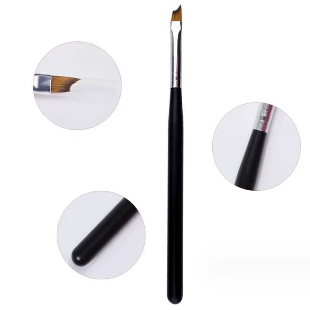 Drawing Brush Nail Art Tool Smile Half Moon Shape French Nail Painting UV Gel UK