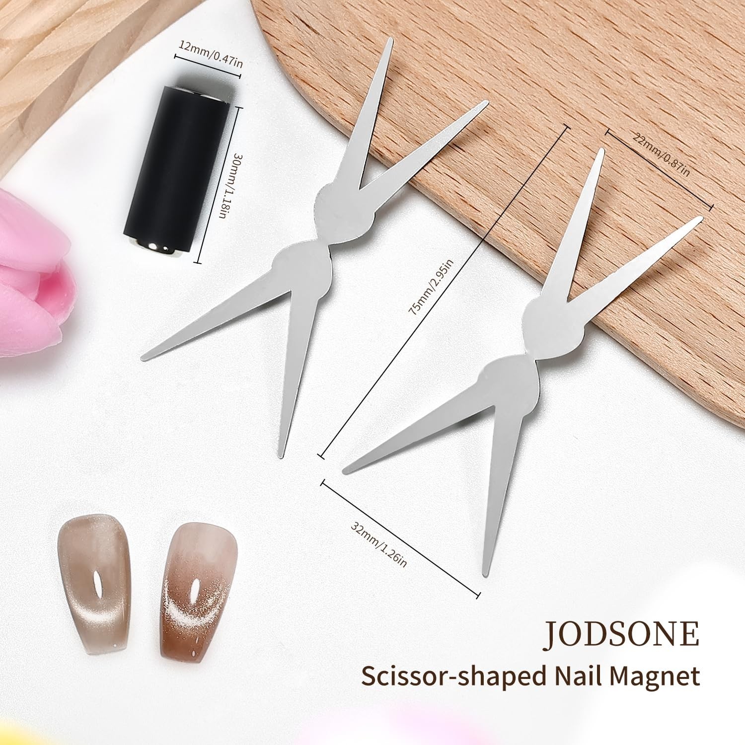 Precision Cat Eye Magnet Tool for Perfectly Crafted V Shape and Smile Line Nails