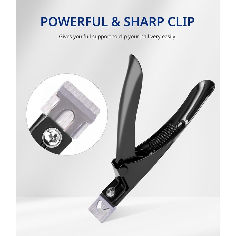 Professional Adjustable Stainless Steel Nail Clippers Acrylic Fake Nails Tools