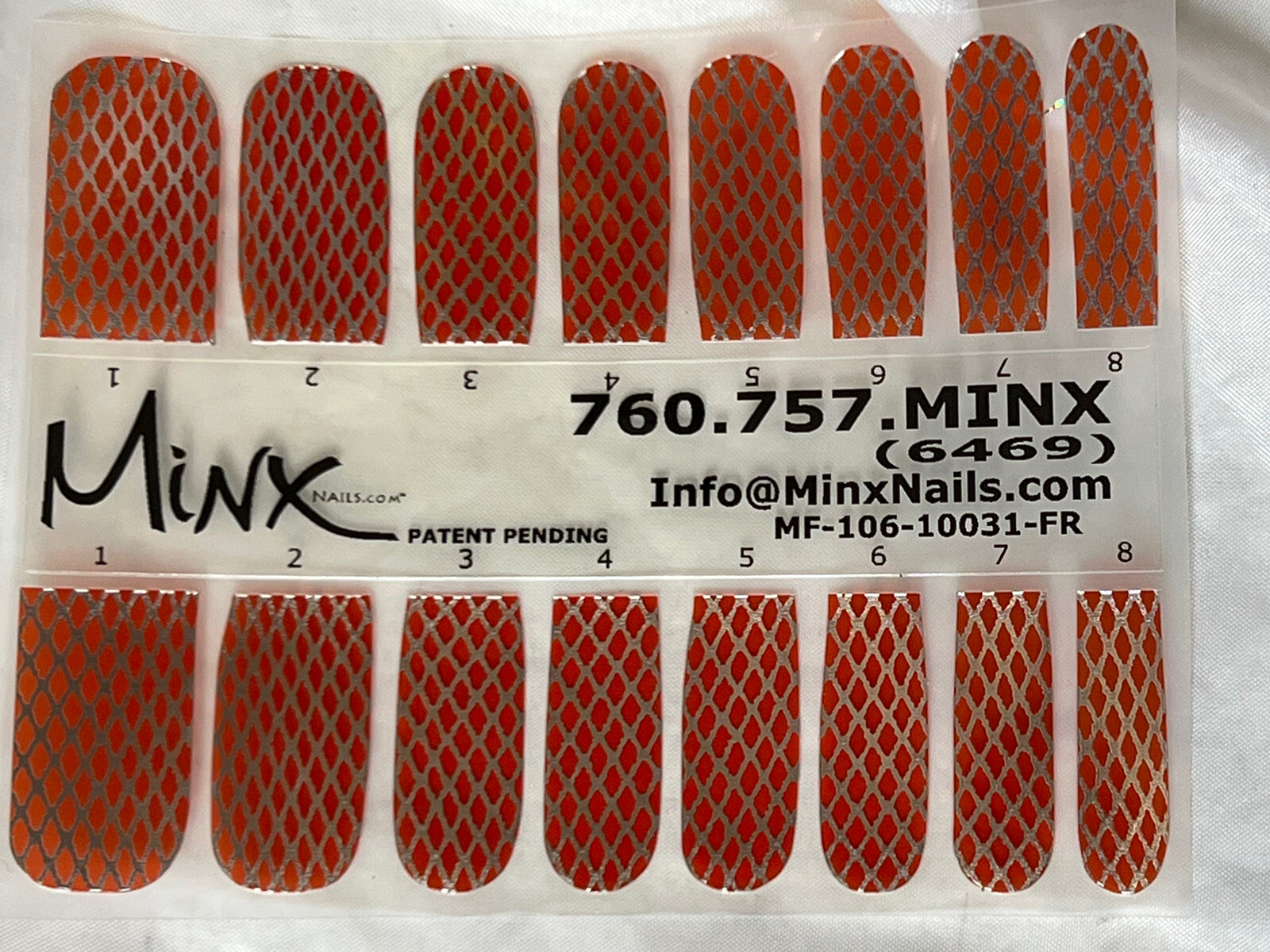 Minx Foil Nail Cover Nail Art Sticker Manicure Wraps
