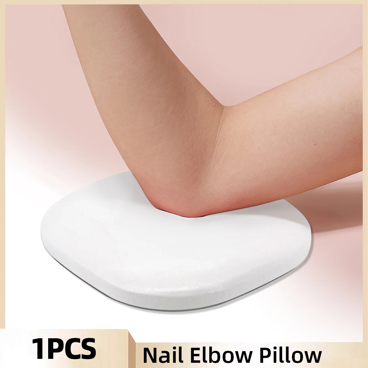 Nail Arm Elbow Rest Pillow Non Slip Square Manicure Cushion Hand Support