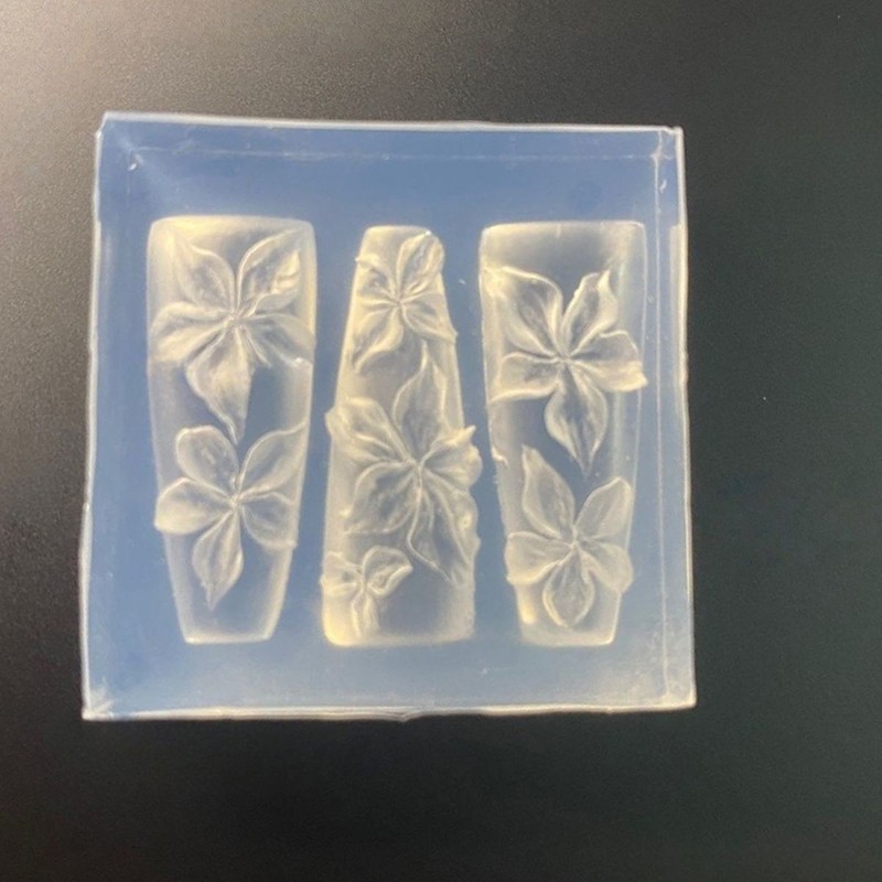 Lily Flower Nail Design Nail Art Silicone Molds Nail Supplies Nail Accessories