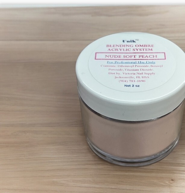Unik Nude Acrylic Powder Nude Soft Peach 2oz