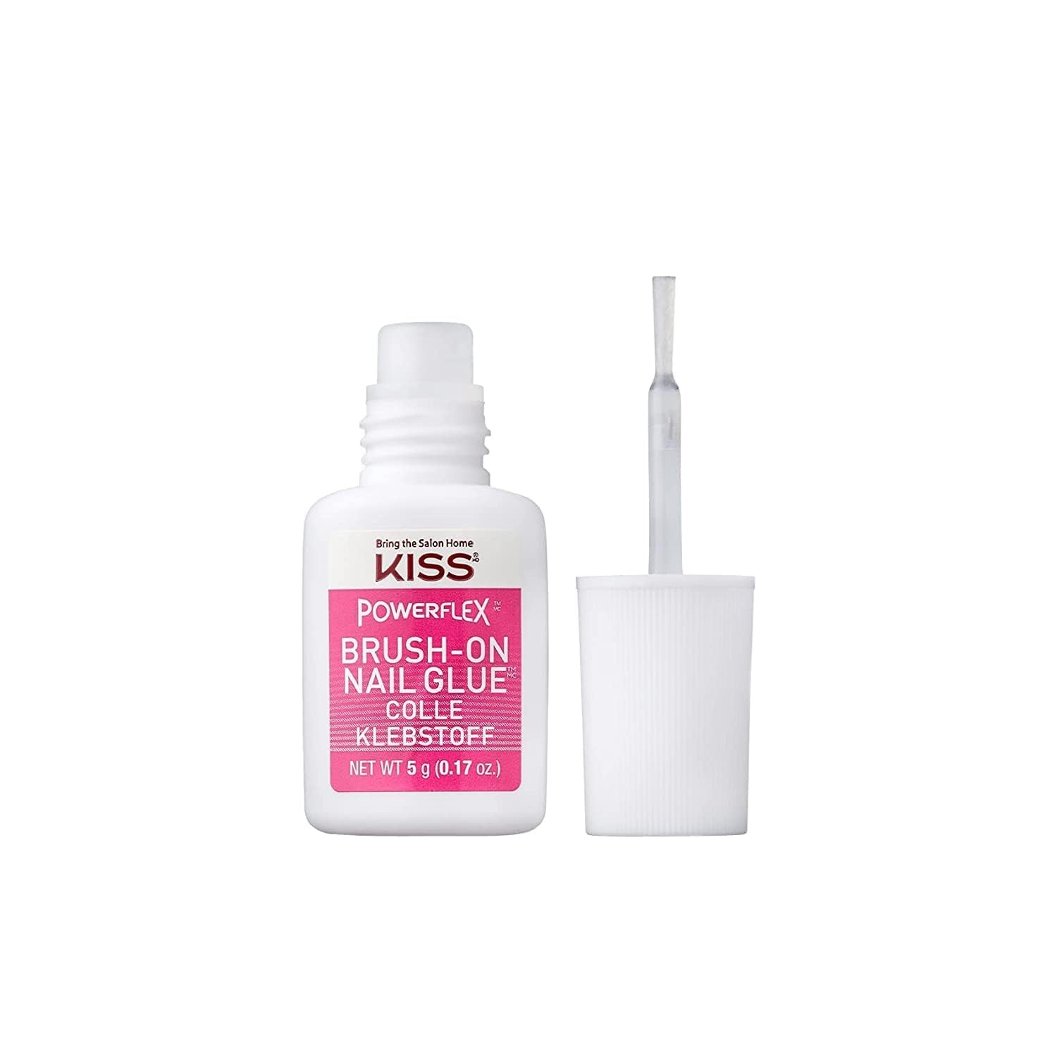 Powerflex, Nail Glue for Press On Nails, Nail Bond, Includes 5g Brush-on Glue