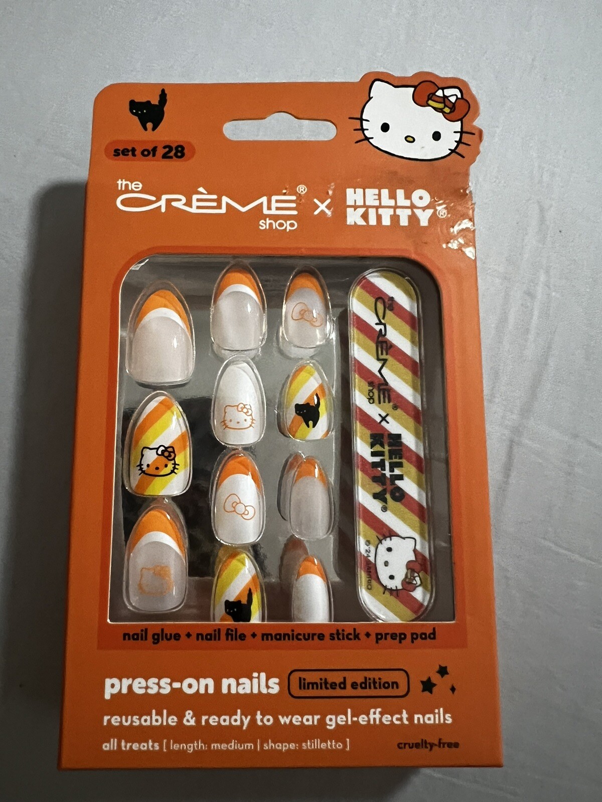 The Crème Shop X Hello Kitty Halloween Press On Nails