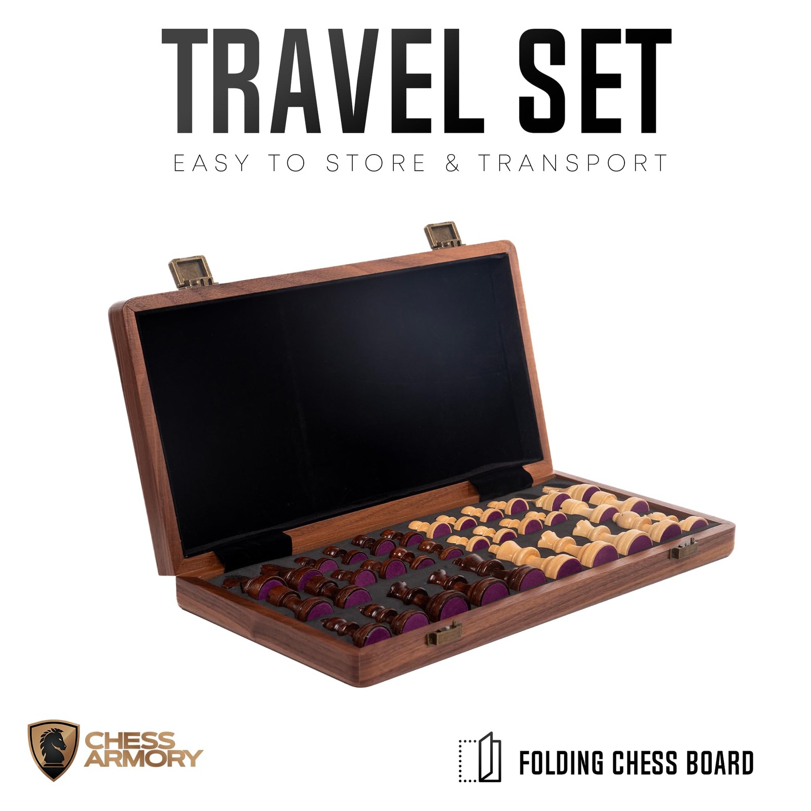Chess Armory 15 inch Set Magnetic – 15 inches x 15 x 0.1