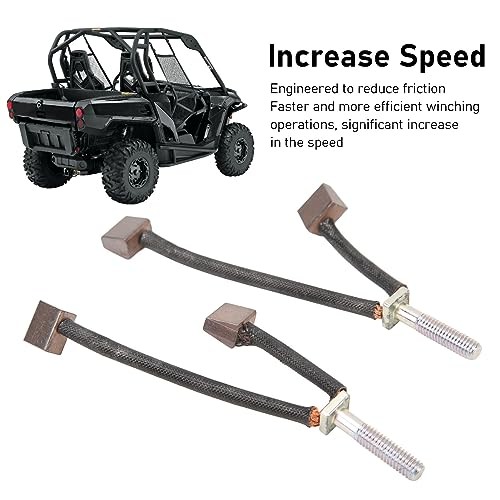 ATV Motor Carbon Brush Kit for 2000-5000lb Winches, Replacement Carbon Brushes