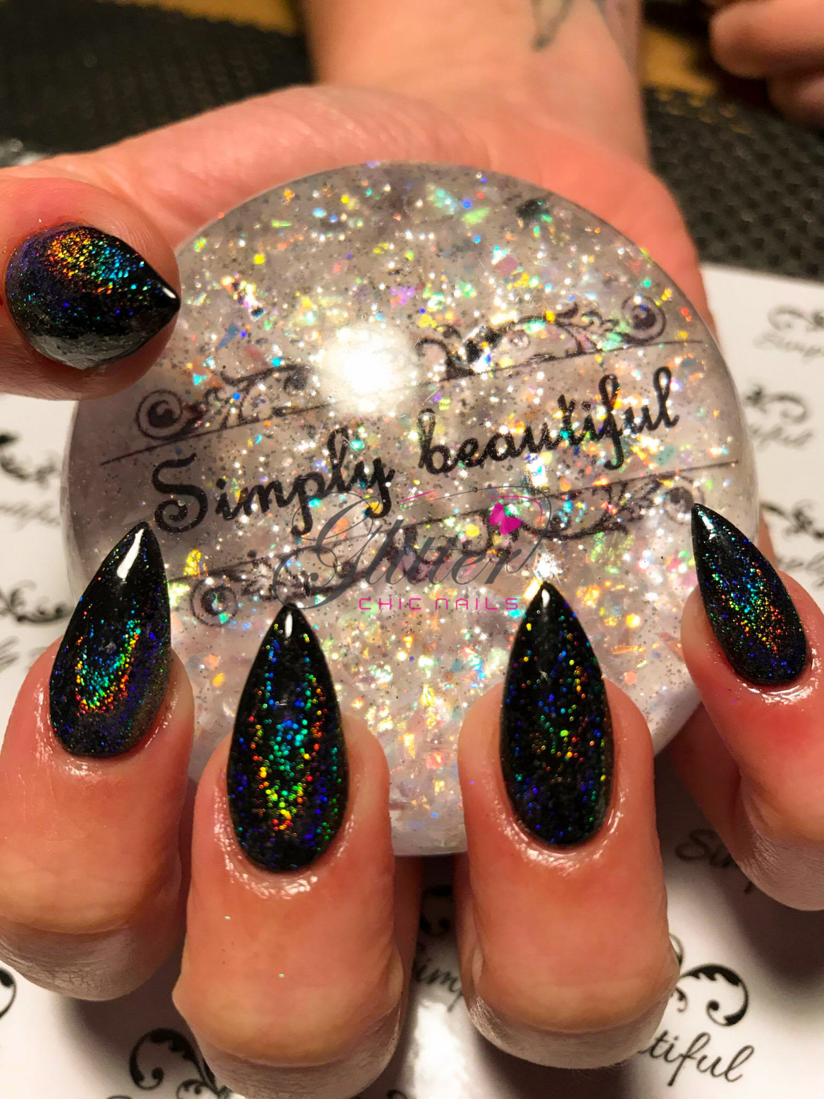GALAXY HOLO FLAKE PIGMENT FOR ACRYLIC UV GEL NAIL ART DESIGN – HOLOGRAPHIC
