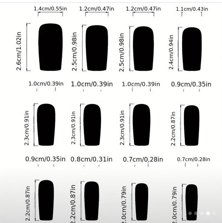 24pcs Purple Grey Floral Femme Coffin Nail Tips Finished Boxed Nails Glue & Tabs