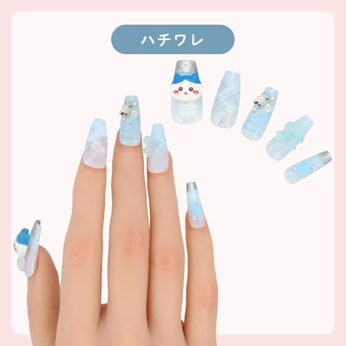 Shobido Chiikawa Nail Tips 24 Sheets Chiikawa Adhesive Stickers Wood Stick Nail
