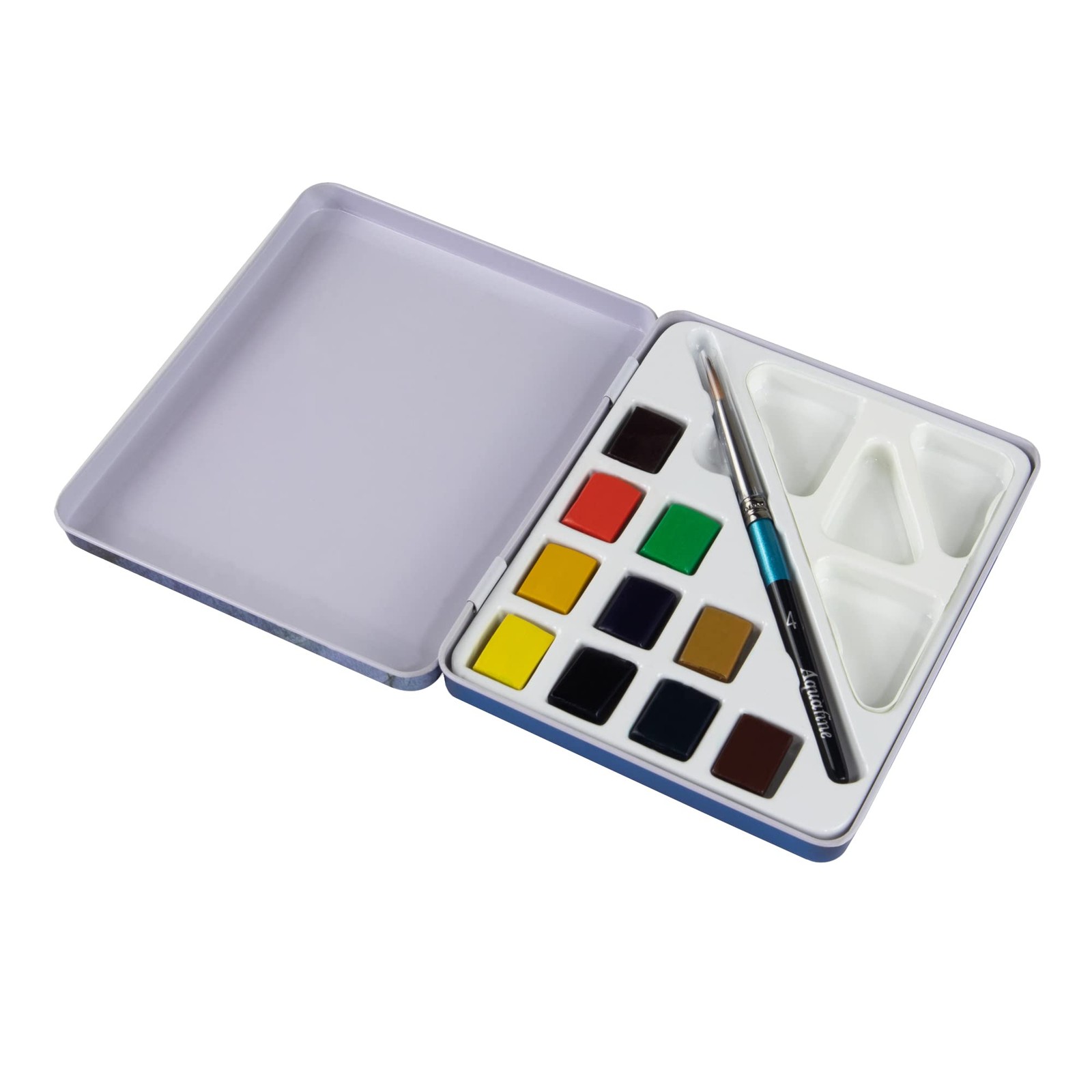 Daler Rowney Mini Half Pan Travel Tin, 12 Piece Set, Colors May Kitchen