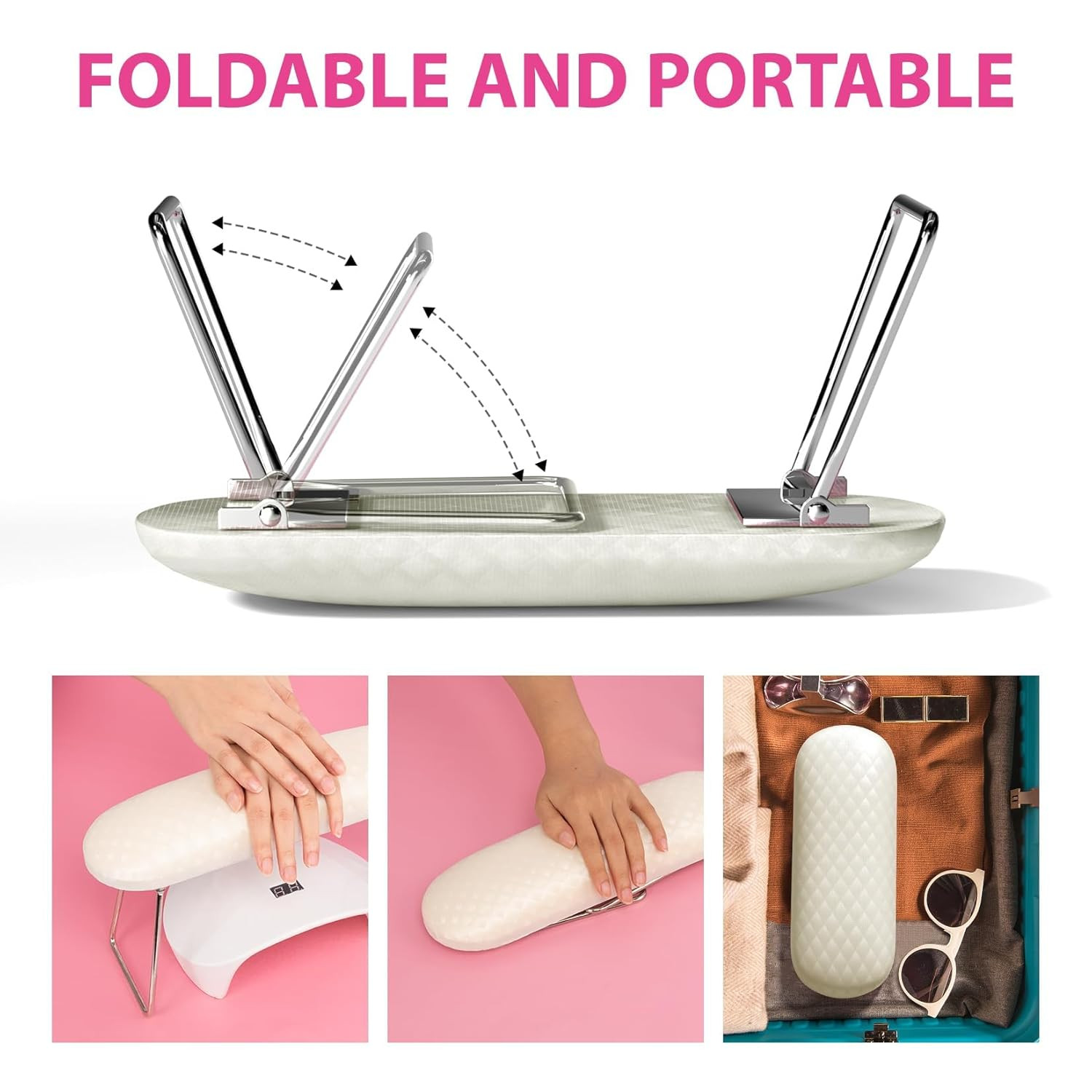 Nail Arm Rest Cushion, Nail Hand Cushion Microfiber Leather Manicure Hand Pillow