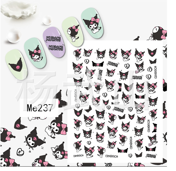 Sanrio Melody Adhesive Stickers Nail Art Supply Cinnamoroll Pochacco Anime NS50