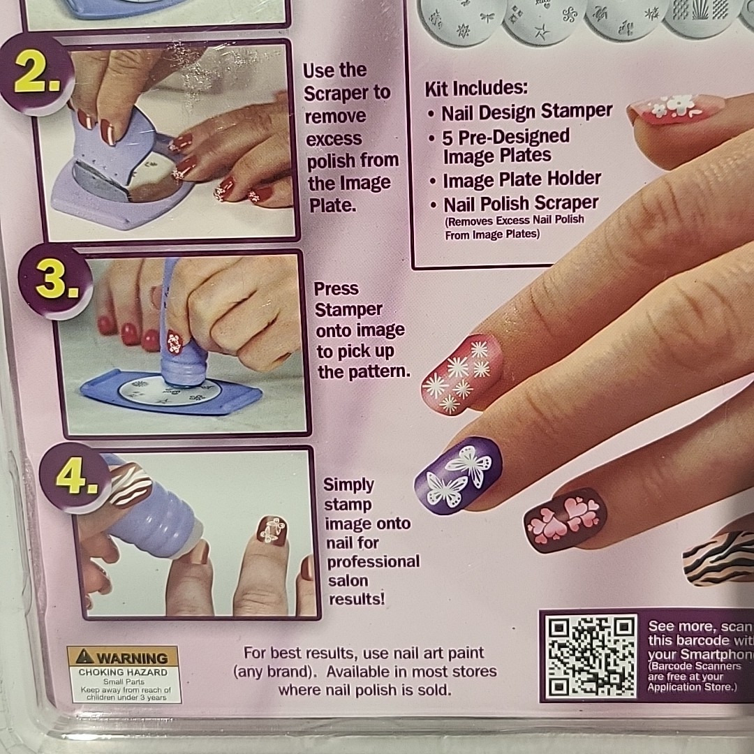 2011 Salon Express Nail Art Stamping Kit As Seen on Tv Body Care