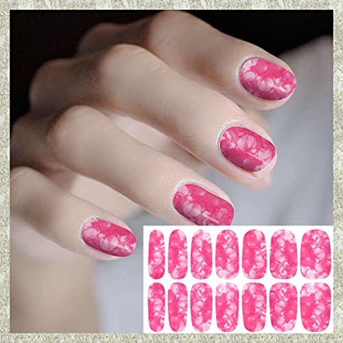 20 Sheets Marble Nail Polish Stickers – Peel & Stick Nail Marble Design-1