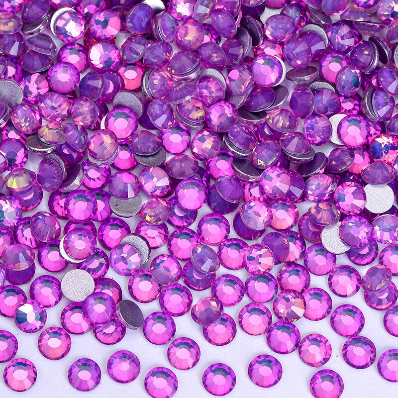1440pcs Phantom opal Flat Back Rhinestone Glass Diamond DIY Crafts Nail Art Gems