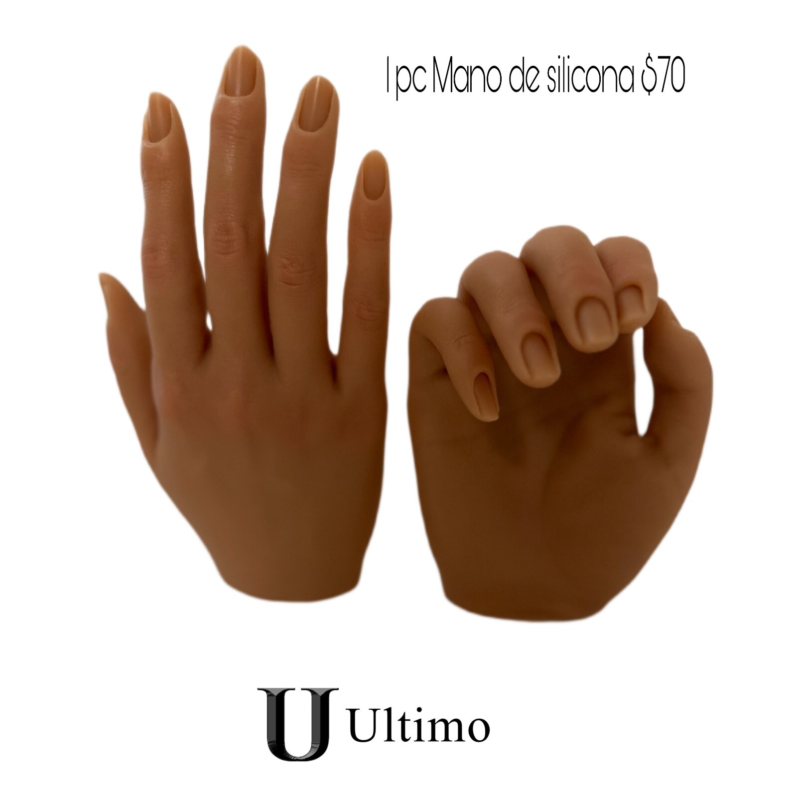 Mano derecha de Silicona flexible 1 pc