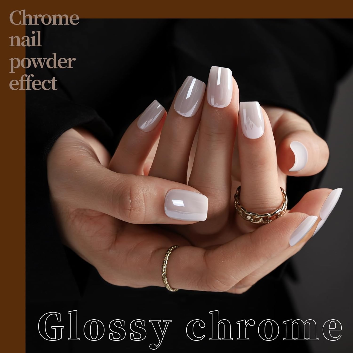 Press On Nails, 6 Colors Cat Eye Press On Nails Short, Natural Fake Nails Glo…