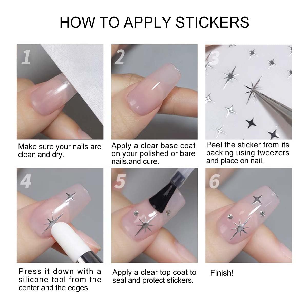 UZJXQ Fruit Nail Stickers Style-23