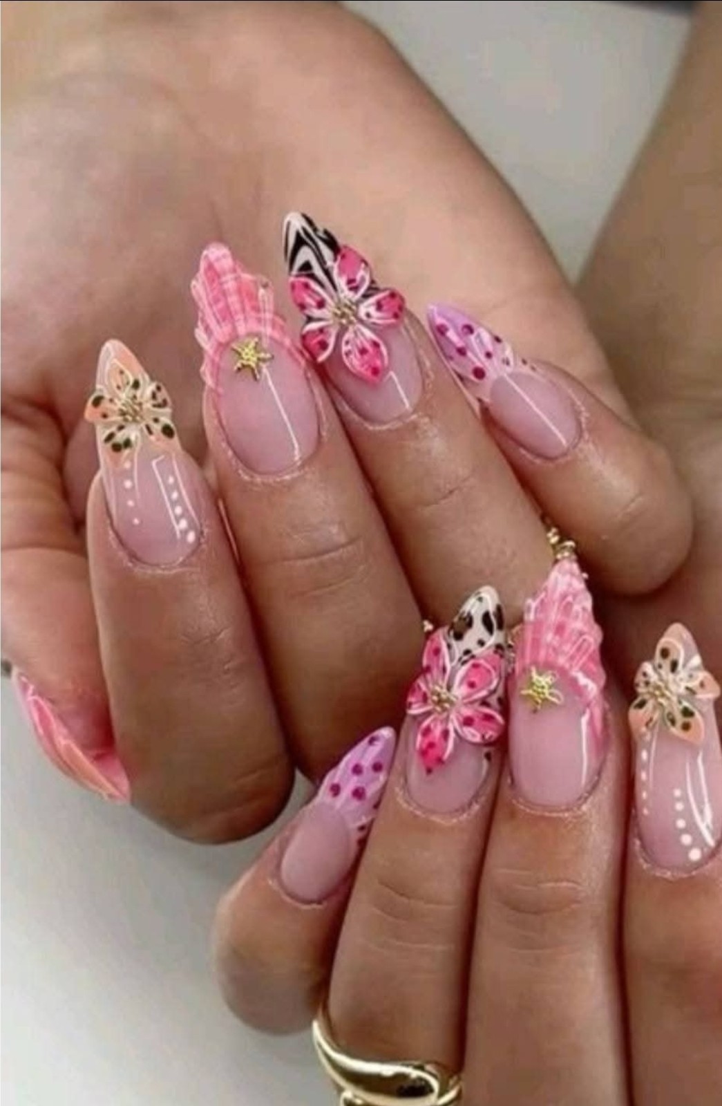 Nail Art Charms Jewelry Resin Rose Flower Bowknot-10pcs