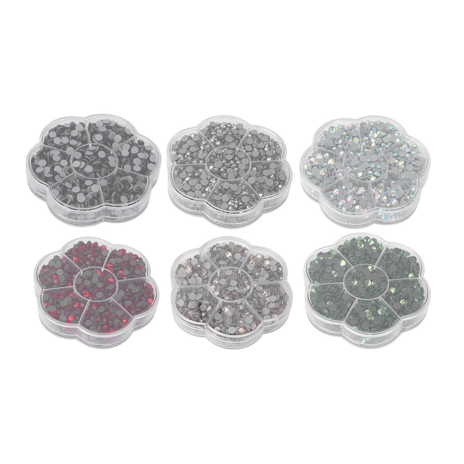 1000Pcs Rhinestones Shiny Transparent Decorative Nail Art Supplies for Girls