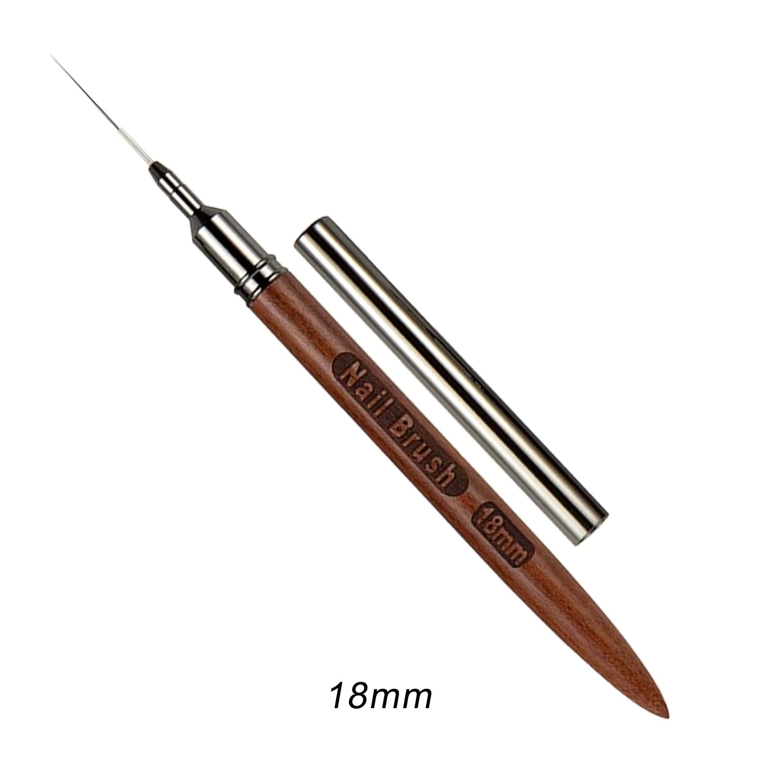 Wooden Nail Art Liner Brushes for Fine Detail Nail Design Painting