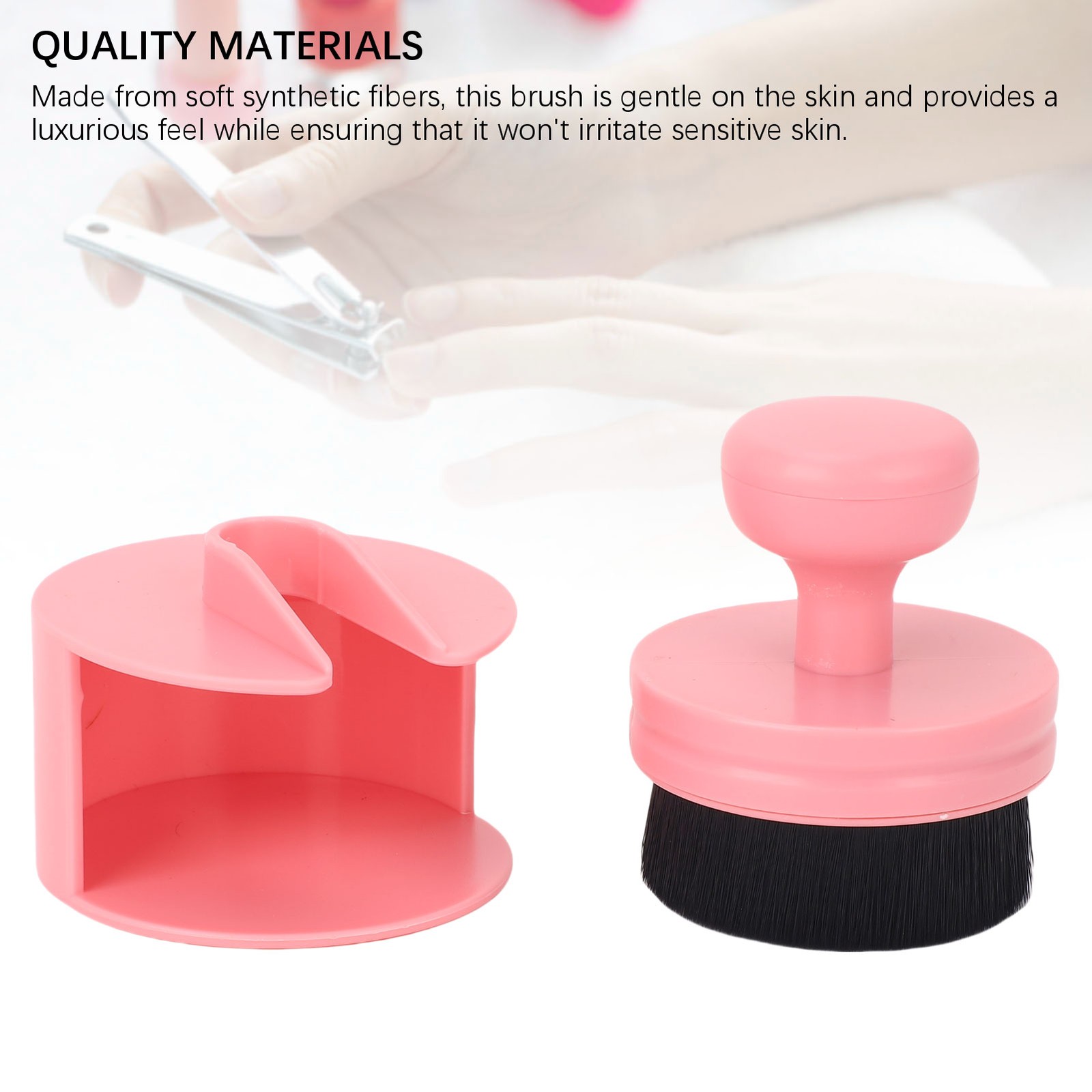 Nail Art Dust Brush Large Flat Head For Professional Use Excellent