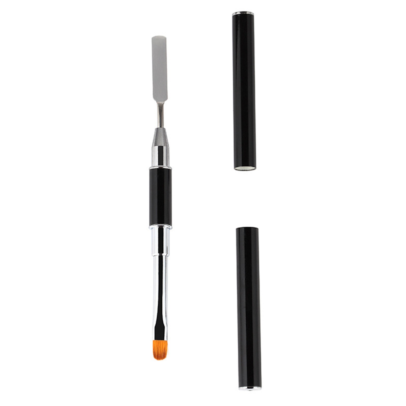 UV PolyGel Poly Gel Nail Art Pen Slice Brush Dual-Ended Slice Shape Polish Tool