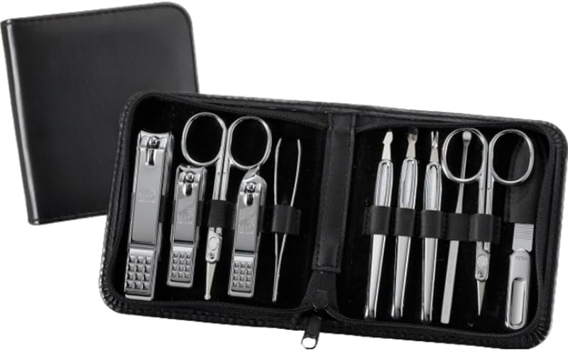 777 Three Seven TS-810C Nail Care Set – 11 ential Tools, Made in Korea,