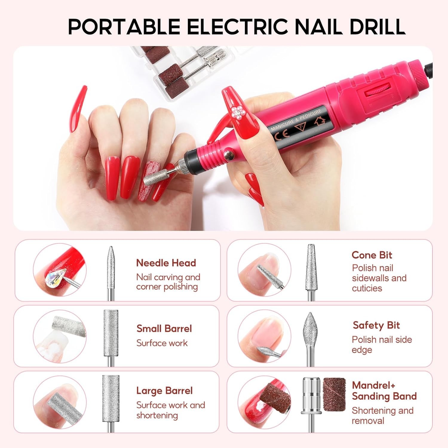 58PCS Acrylic Nail Kit for Beginners with Everything, 3 Colors Professional A…