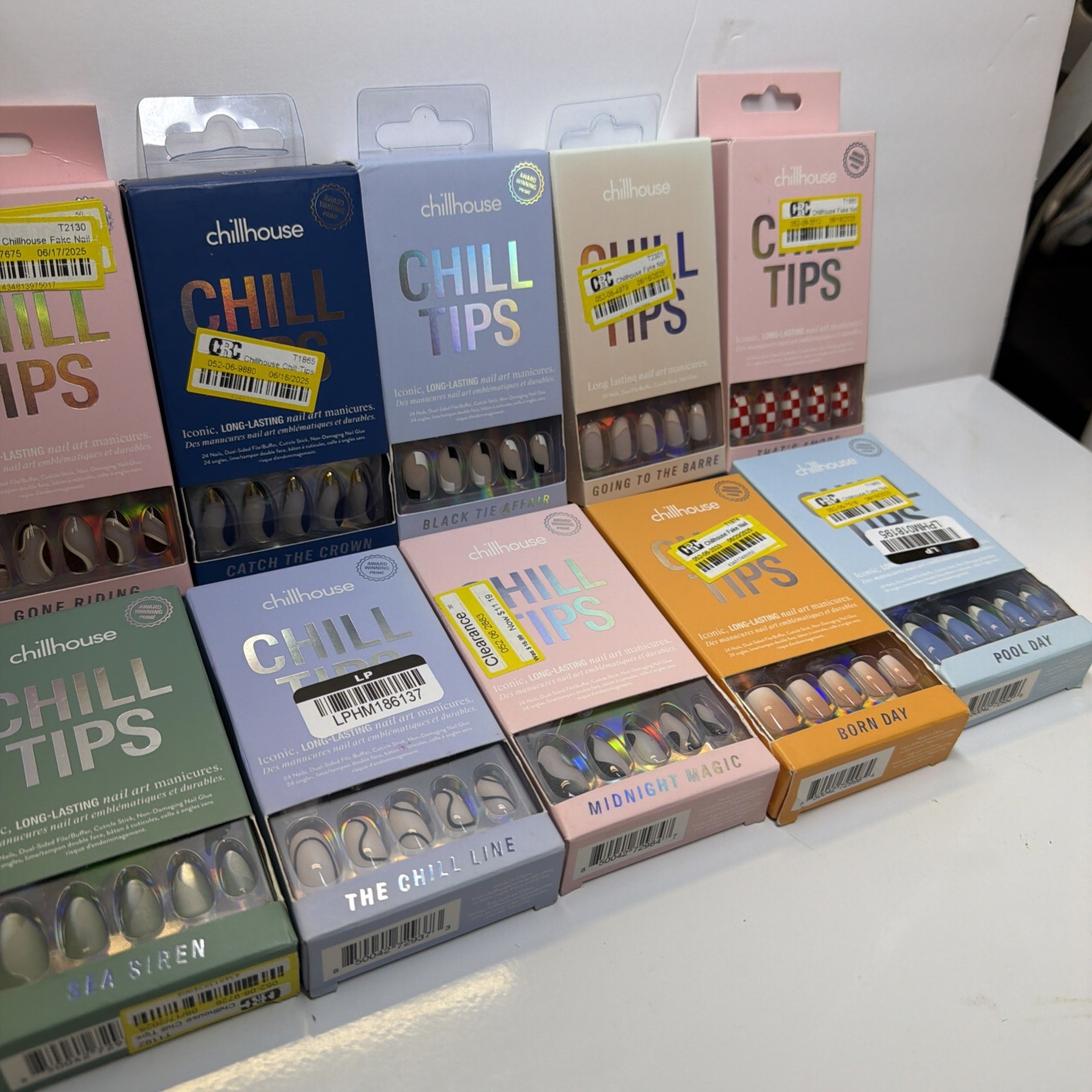 Lot Of 10 Chillhouse Chill Tips Press On Nails New